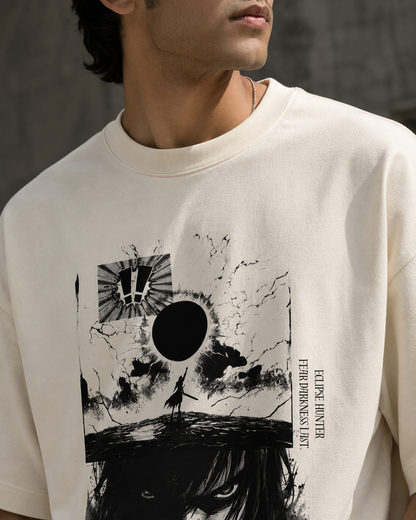 Eclipse Hunter – Shadow Realm Premium Oversized Terry Tee