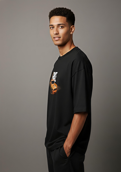Race Unisex Terry Oversized Tee.