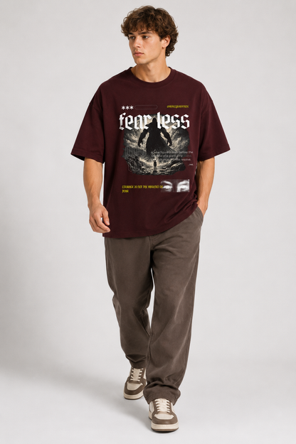 Fearless – David Premium Terry Oversized T-Shirt