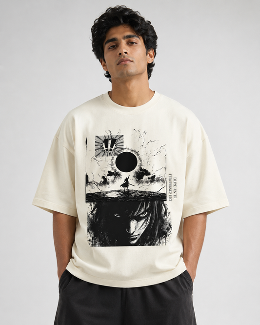 Eclipse Hunter – Shadow Realm Premium Oversized Terry Tee