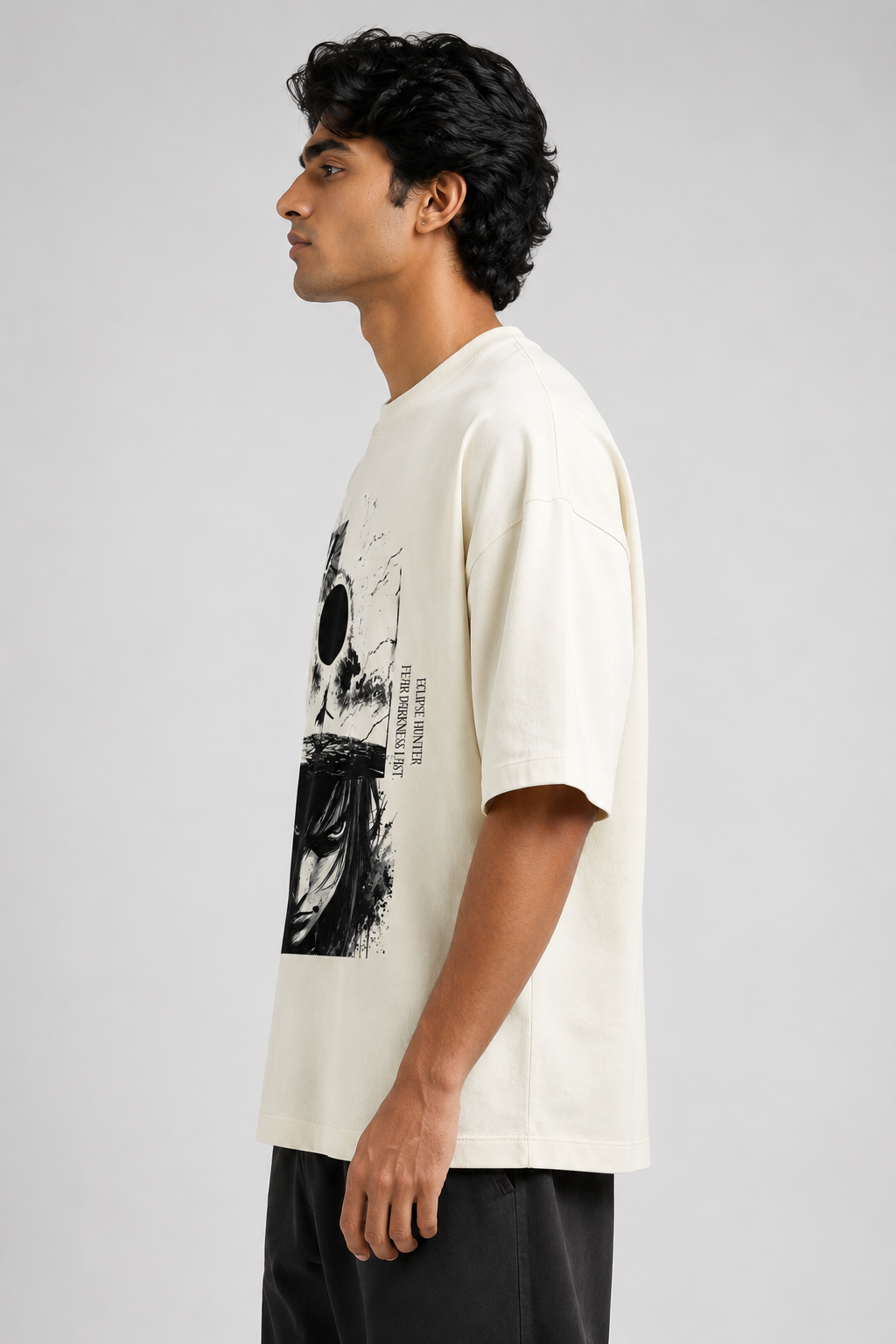 Eclipse Hunter – Shadow Realm Premium Oversized Terry Tee