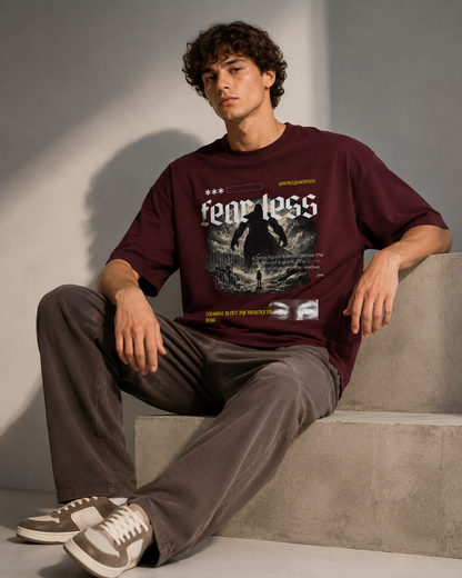 Fearless – David Premium Terry Oversized T-Shirt