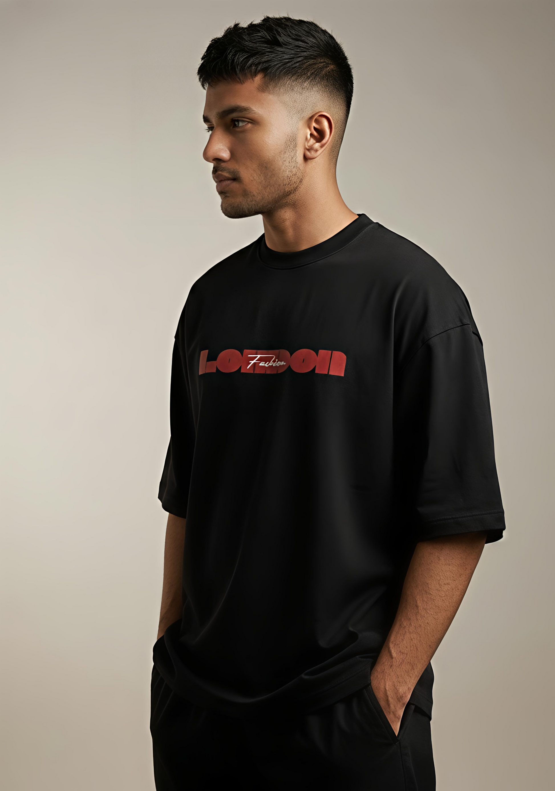 London Unisex Terry Oversized Tee.
