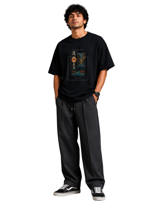 Ancient Kyoto Twilight Edition Premium Oversized Terry Tee