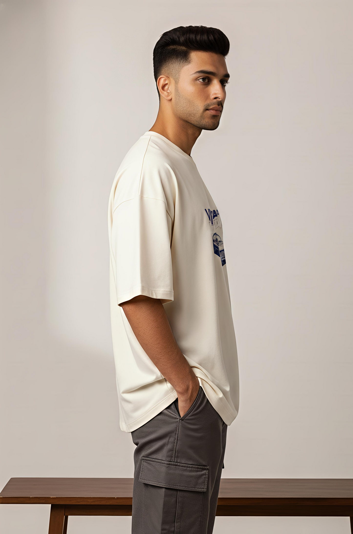 Vintage Unisex Terry Oversized Tee.